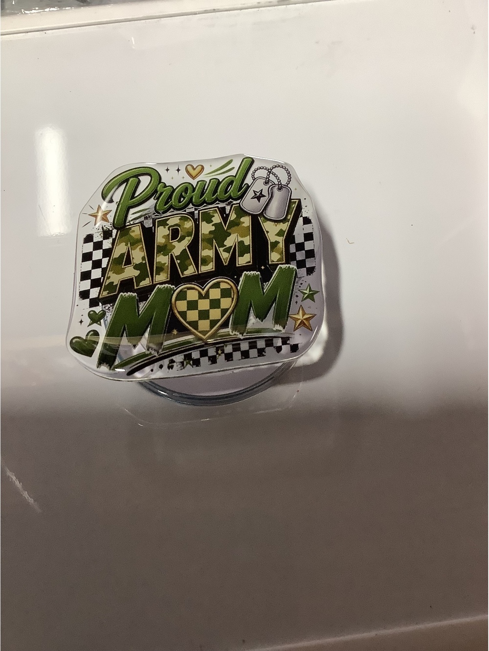 Proud Army Mom Phone Grip Stand Holder